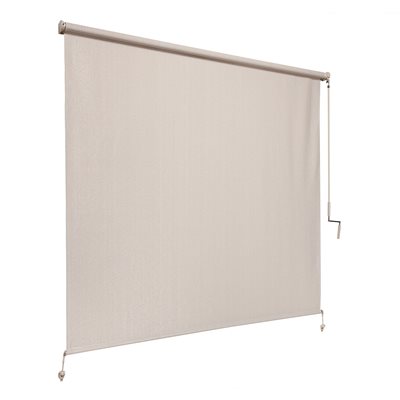 Coolaroo Exterior Cordless Roller Shade 4ft by 8ft Pebble for sale online 